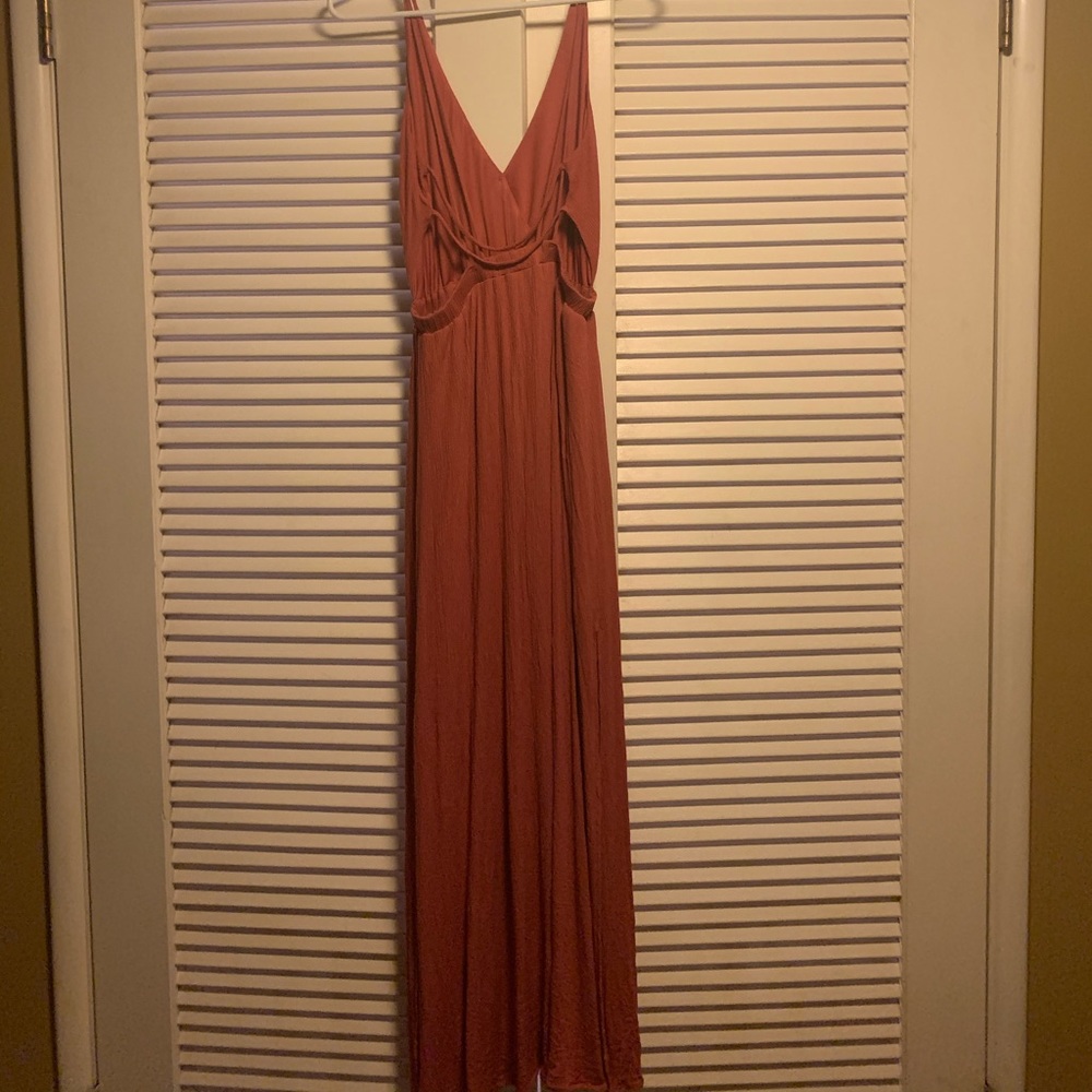 Lulus Rusty Rose Maxi Dress - Picture 5 of 7